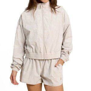 Nuuds Retro Windbreaker in Pebble